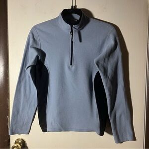 The North Face Polartec Quarter Zip Sz Small Fleece Pullover Sweater Womens Blue